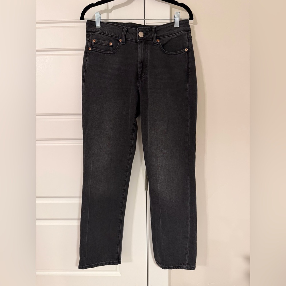 Aeropostale Mid Rise Ankle Straight Jeans